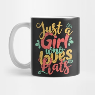 Just A Girl Who Loves Rats product Mug